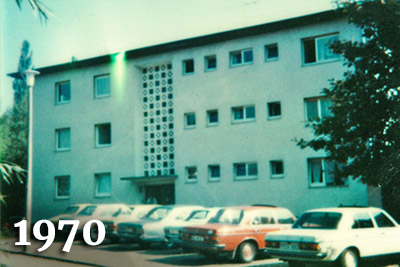 Neubau im Jahr 1970